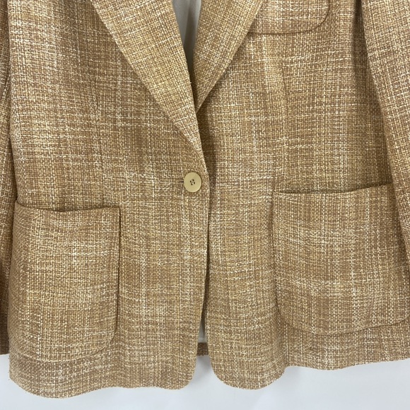 Tailleur Platinum blazer jacket shades of tan beige classic - Picture 9 of 15